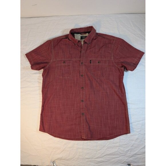 G.H. Bass & Co. Other - G. H. BASS & CO Red Button Front Shirt, Men's Size XL O20